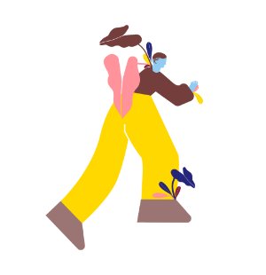 illustration of person representing ecological integrity